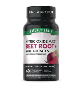 Nitric Oxide Max Beet Root + with Nitrates 60 Veg. Capsules