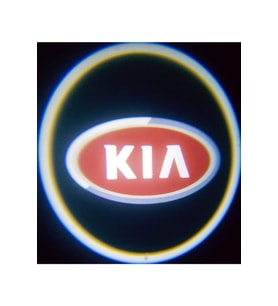 Kia Araçlar Için Pilli Yapıştırmalı Kapı Altı Led Logo