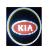 Kia Araçlar Için Pilli Yapıştırmalı Kapı Altı Led Logo