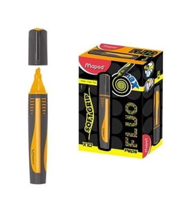 Maped Fosforlu Kalem Max Fluo Peps Mini Turuncu Fosforlu İşaret Kalemi (10 Lu Paket)