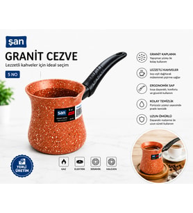 ŞAN GRANİT CEZVE 5 NO