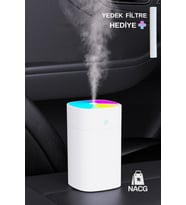 Ultra Sessiz 400 ml Ultrasonik Hava Nemlendirici, Aroma Difüzörü