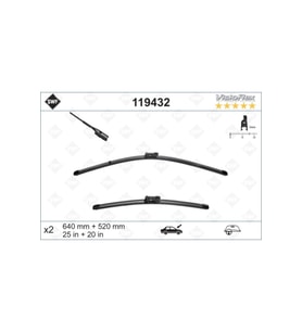 Valeo 119432 Silecek Süpürgesi Ön Audı A6-a7-a8 2010 640 X 520 Mm Volkswagen-audı-seat-skod