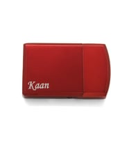 Zippo Tasarım Üzeri Ay Yıldız İşlemeli Kırmızı Beyaz Renk Taşlı Metal Çakmak