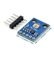 GY-2561 TSL2561 Kızılötesi ve Görünür Işık Sensör Modülü Infrared Ir 40000 Lümen Parlaklık Algılayı