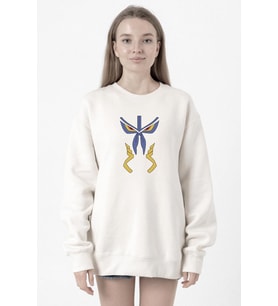 Kill La Kill Anime Junketsu Beyaz Kadın 2ip Sweatshirt