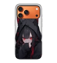 iPhone 17 Pro Max Uyumlu Kılıf Lansman İçi Kadife Temalı Desenli Silikon Anime