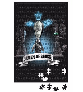I am the Queen of Shock Wednesday Addams Puzzle 240 Parça