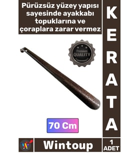 #Kerata Sağlam Kalın Demir Dayanıklı Ergonomik Uzun Ayakkabı Çekeceği Kerata Metal Çekecek 70 Cm