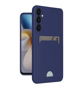 Samsung Galaxy A26 Kılıf Kelvin Kartvizitli Silikon - Lacivert