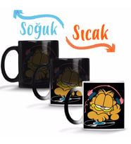 Dj Garfield Sihirli Kupa Bardak Porselen
