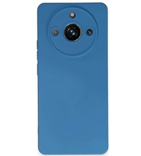 Realme 11 Pro Kılıf Nano içi Kadife Silikon - Mavi