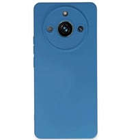 Realme 11 Pro Kılıf Nano içi Kadife Silikon - Mavi