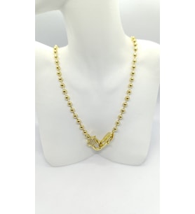 Star Link – Gold Sphere Kolye