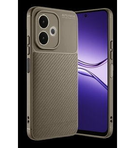 Pilelistore    A5 Pro 4G Kılıf Auto Focus Karbon Kapak - Kahverengi