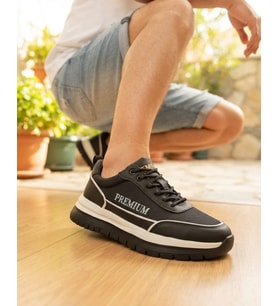 M.p. Premium 261-6730 Erkek Siyah (40-44) Günlük Spor Ayakkabı