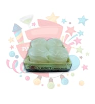 MUM TAKOZ 4*4 CM 4LÜ KREM RENK