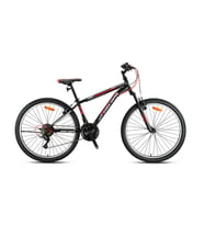 MARS PLUS - 26  - MTB - 14' - 21 Vites - V.B - Parlak Siyah-Kırmızı/Beyaz