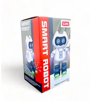 Işıklı ve Sesli Kayarak Dans Eden Robot - Mavi Su Dünyası (Çok Renkli)