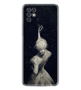 Infinix Note 10 Kılıf Resimli Desenli Baskılı Silikon Kılıf Star Woman 1332