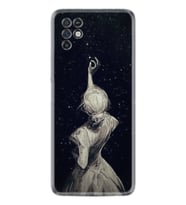 Infinix Note 10 Kılıf Resimli Desenli Baskılı Silikon Kılıf Star Woman 1332