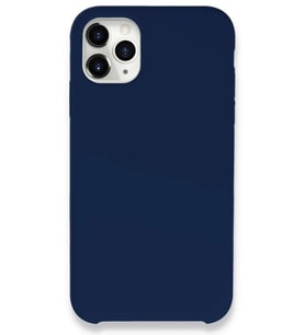 iPhone 11 Pro Max Kılıf Lansman Legant Silikon - Lacivert