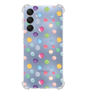 PrintiFy Samsung Galaxy A25 Uyumlu Water Color 6 Baskılı Şeffaf Köşe Korumalı Antişok Kılıf
