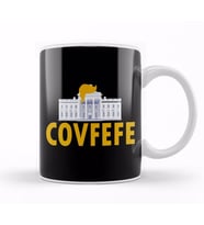 Funny Presidential Covfefe Meme Whitehouse Kupa Bardak Porselen