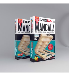 Redka Ahşap Kapaklı Mangala Akıl Mantık Zeka ve Strateji Oyunu
