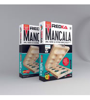 Redka Ahşap Kapaklı Mangala Akıl Mantık Zeka ve Strateji Oyunu