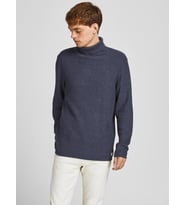 JACK JONES Erkek Boyunlu Kazak 12199940 (Antrasit)