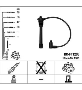NGK 2995 (RCFT1203) Buji Kablosu 46474814 RCFT1203