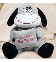 Eşeklik Ettim Özür Dilerim Peluş Oyuncak Eşek