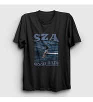 Presmono Unisex Siyah Good Days Müzik Sza T-Shirt 475143tt
