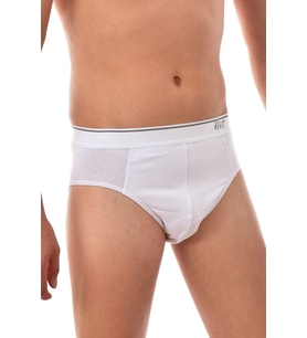 3 Adet Elit 1351 Likralı Kemerli Elasthan Erkek Slip BEYAZ