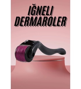 Derma Roller Titanyum Uçlu 540 İğneli 1 Mm Saç Sakal Çıkarma Ve Cilt Bakım Masaj Aleti