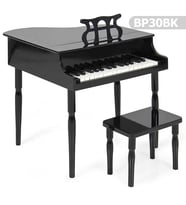 Manuel Raymond BP30BK Ahşap Çocuk Pianosu (Siyah) 30 Tuşlu Minik Piyanistlere Özel