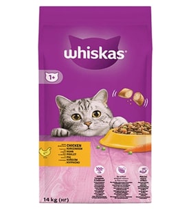Whiskas Tavuklu Ve Sebzeli Yetişkin Kedi Maması 14 Kg