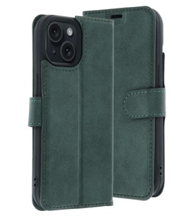 Newface Apple iPhone 15 Trend S Plus Kapaklı Kılıf - Yeşil