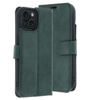 Newface Apple iPhone 15 Trend S Plus Kapaklı Kılıf - Yeşil