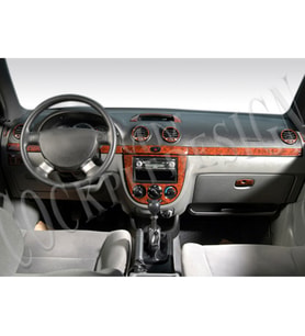 Meriç® Chevrolet Lacetti HB Ön Torpido Kaplama Maun 10 Parça 2004-2009 (Maun)