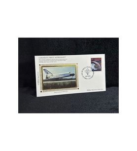 1985 CANADA UZAY TEMALI İLK GÜN ZARF CANADA'S FİRST ASTRONAUT SHUTTLE LANDİNG G41