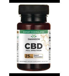 Swanson Premium C.B.D Full Spec-trum 25 mg / 60 Softgels. Orj Usa Version.3870 (Renksiz)