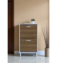 Eliusta Kalvo 52 cm Genişlikte Ceviz Renk Ayakkabılık 52x86x26 cm Ayaklı Ayakkabılık