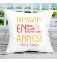 İsme Özel Mükemmel Anne Yastık