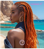 X-Pression Afrika Örgüsü ve Rasta İçin Sentetik saç  165GR-YELLOW-1