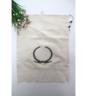 Büyük Boy Başak Baskılı Askılı Bakliyat & Ekmek Torbası 50x40cm