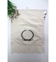 Büyük Boy Başak Baskılı Askılı Bakliyat & Ekmek Torbası 50x40cm