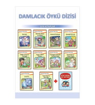 Ata 3.Sınıflar İçin Damlacık Öykü Dizisi +Kitap Okuma Not Defteri (Beyaz)