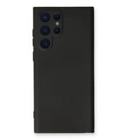 Galaxy S23 Ultra Kılıf Nano içi Kadife Silikon - Siyah